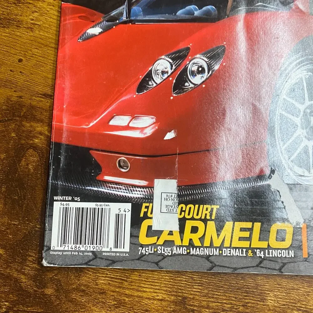 RIDES Magazine by King - Winter 2005 Wyclef Carmelo Slim Thug